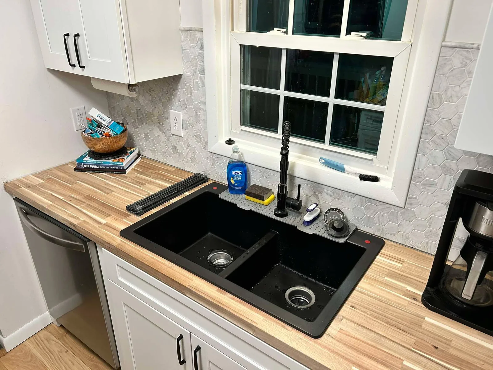 Kitchen sink and cabinet improvement project example from Curt's Chaos Control